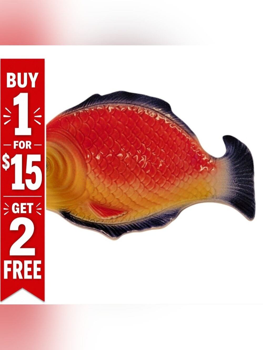 Vintage Ancora‎ Hand Painted Fish Bowl